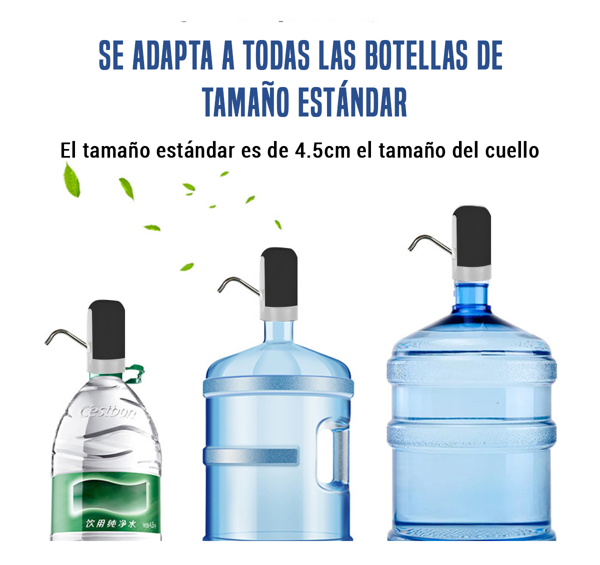 Dispensador De Agua Eléctrico Recargable
